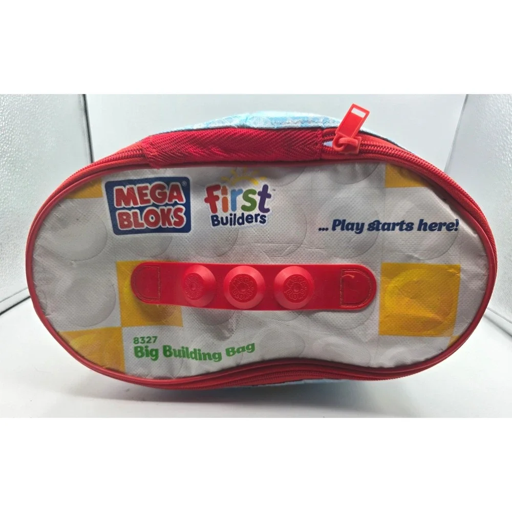 Mega Bloks First Builders Big Building Bag 8327 Multi Color Blocks 79 Pieces